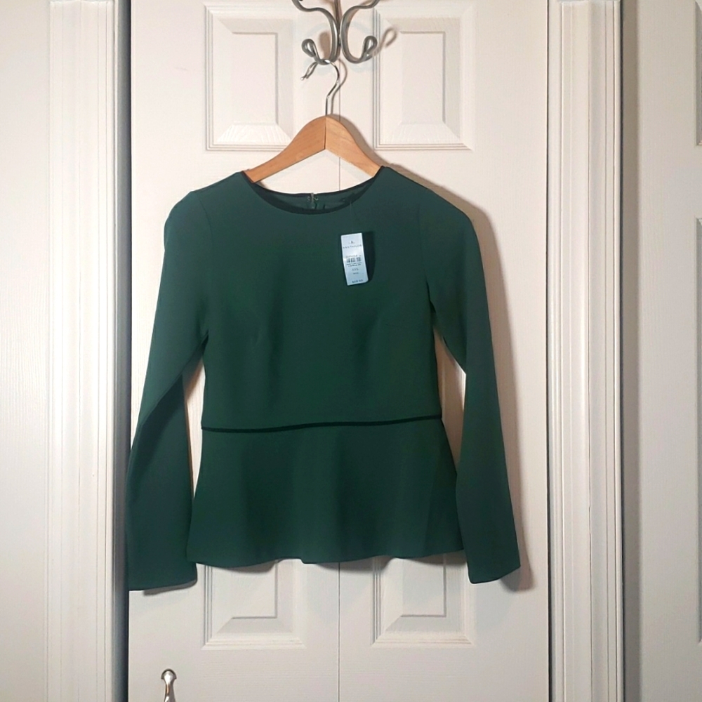 Ann Taylor, XXS petite, green